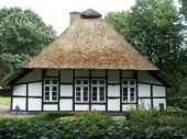 A traditional farm house near Bremerhaven in Germany
