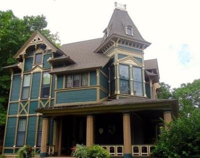 Victorian house styles include the Eastlake Design like this 1882 house for AE Stockwell