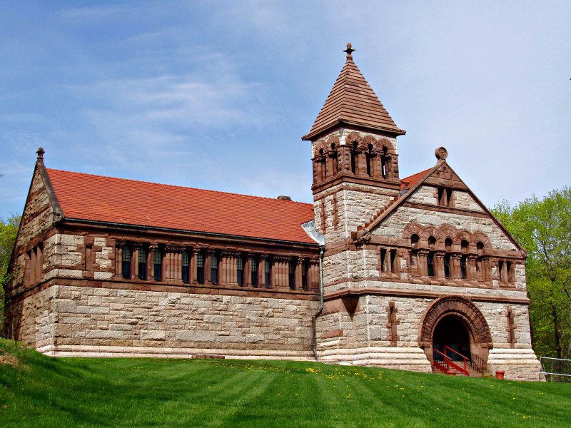 Oliver Ames Free Library - 1877 - North Easton, MA - Richardsonian Romanesque