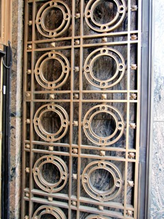 Art Deco grill at Leveque Tower in Columbus - click here to see additional photos