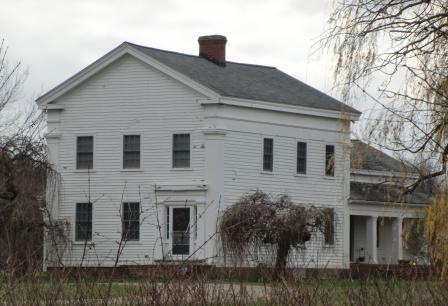 greek revival house, greek revival architecture, Ezra Lay house