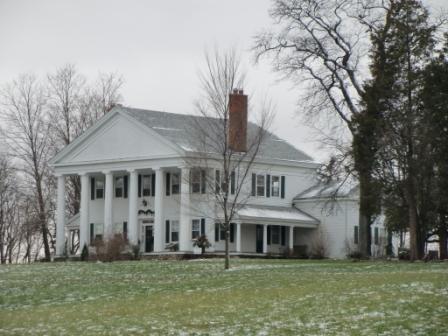 Greek Revival Architecture, Gordon Hall, Dexter MI