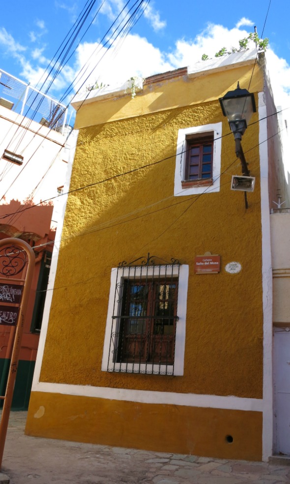 Mustard is an earth tone that intrudes into the realm of passionate colors. Colorful houses in Mexico are a recurring theme, while they only briefly showed up in America during the Victorian era.