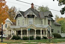 Queen Anne House from Hillsdale, Michigan - Click here to see my houses on Facebook