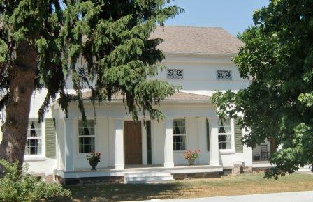 Hurd-Tefft Stephen Mills Adobe brick Greek Revival House Saline MI