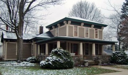 Clapboard Italianate Home, Dexter, MI