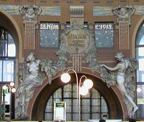 Municipal House by Josef Fanta in the Art Nouveau style