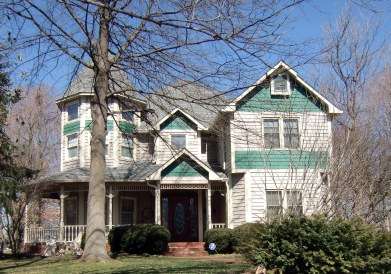 A current generation Victorian house