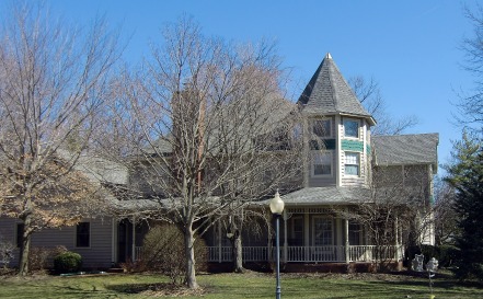 A current generation Victorian house