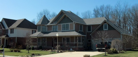 A current generation Victorian house