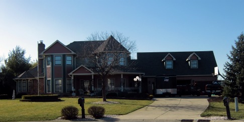 A current generation Victorian house