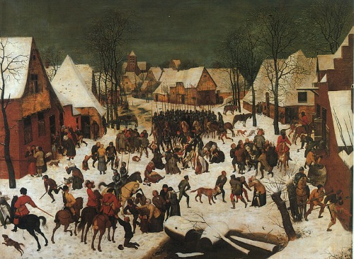 Houses in Art - Pieter Bruegel the Elder - Slaughter of the Innocents - 1566