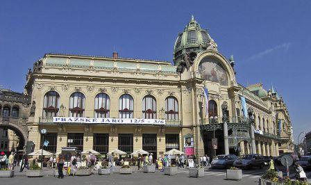 Municipal House by Josef Fanta in the Art Nouveau style