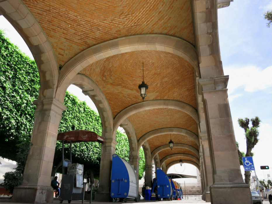 Colonnades and Arcades are pleasing to the eye because they present a repeating pattern, which creates order to the visual information we are receiving.
