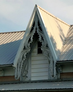 Gothic Bargeboard on Gable on West Liberty, OH home
