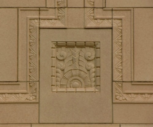 Art Deco Tiles Decorate Will Rogers Highschool in Tulsa, Oklahoma