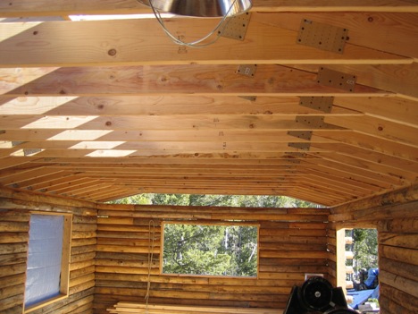 Log Cabin from inside