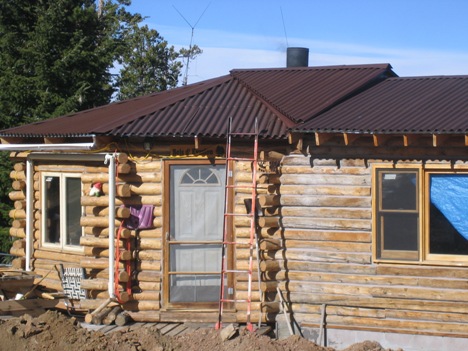 The two cabins at the seam