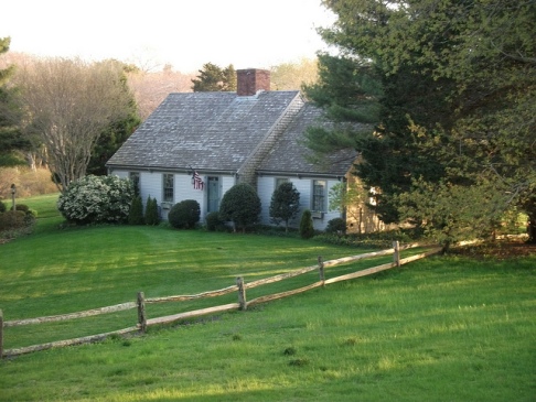 half Cape Cod house with wing from Sandwich, Mass