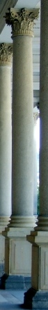 column on a pedestal from a colonnade at Karlovy Vary