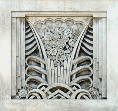 Art Deco Plaque from the Vars Building in Buffalo