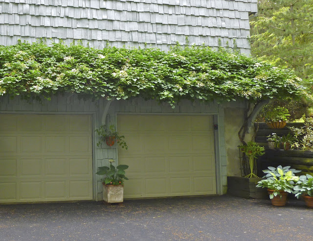 Garage Door with Pergola