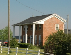 A house I found on OH Hwy 245 with big porch columns