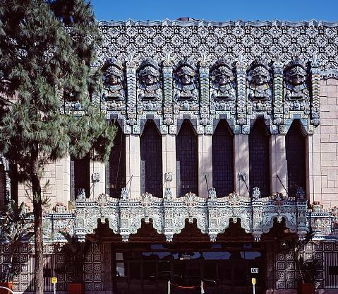 From the Library of Congress collection - a Mayan Art Deco theater