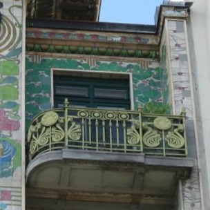 Majolica House Balcony – Art Nouveau