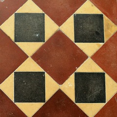 Minton Tiles - A simple, but effective floor tile pattern - bathroom tile design ideas