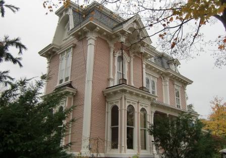 Second Empire House with clapboard siding - Hillsdale, MI