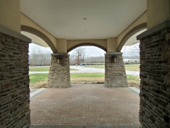 Covered entry at Universal Design Living Laboratory