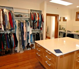 Accessible laundry room closet