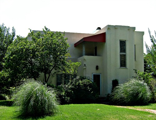 Art Deco home designed by Bruce Goff for Adah Robinson