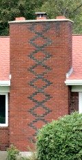 Brick Pattern in Chimney