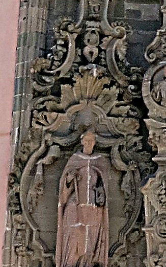 Churrigueresque detail from the Church of San Diego