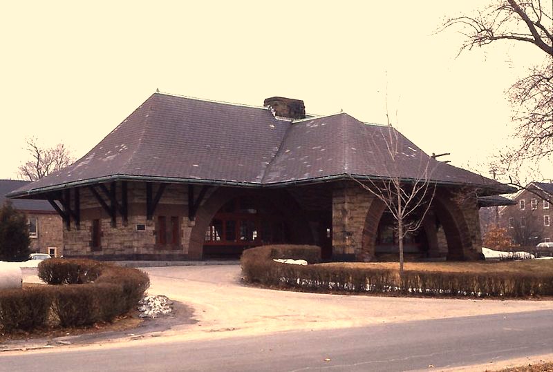 Old Colonial Train Station (North Easton) - Boston and Albany RR - Henry Hobson Richardson with Japanese influences