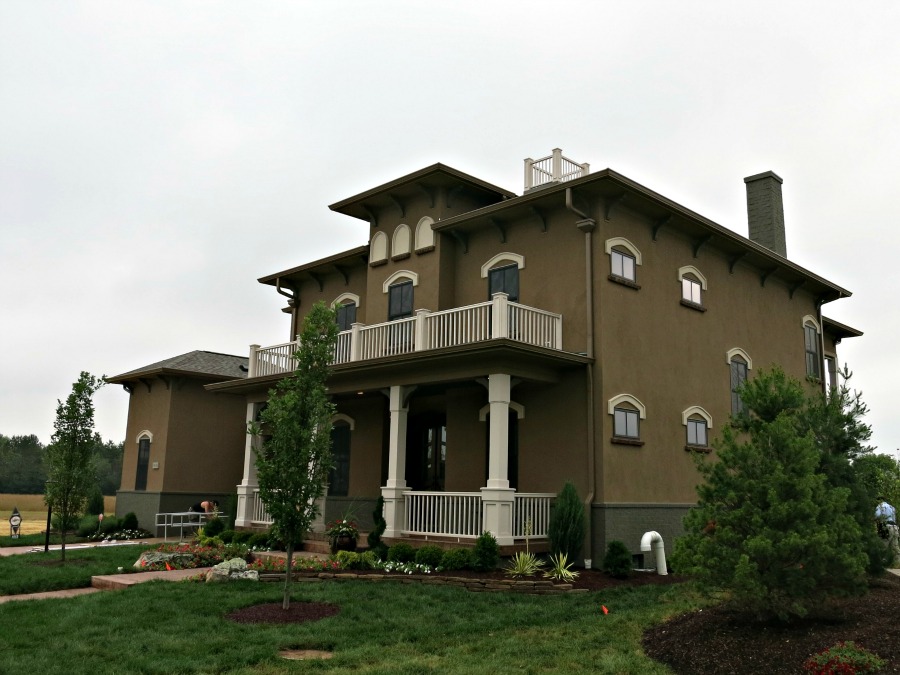 Italianate Home from the corner view at the 2013 Parade of Homes in Jerome Village