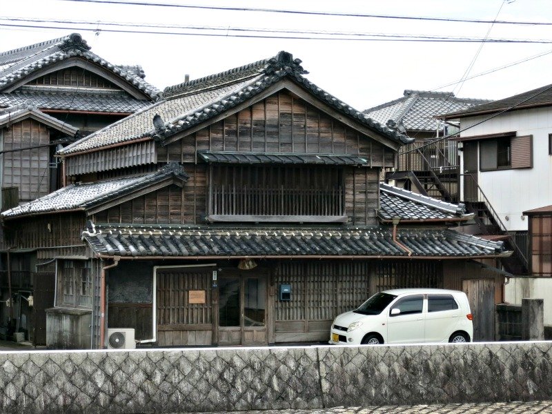 A traditional merchant's house of Japan