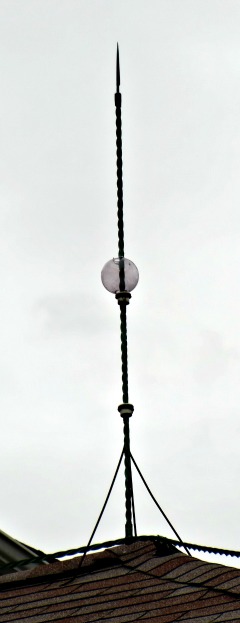 Lightning Rod from below