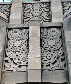 Art Deco Bas-Relief atop the Aldred building in Montreal