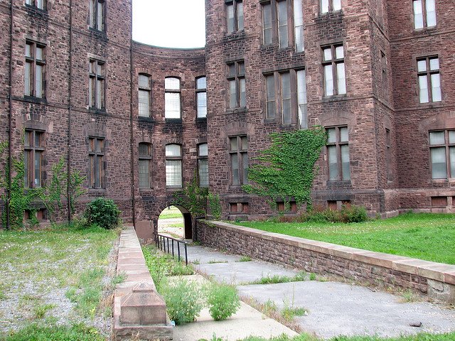 NY State Asylum Interior Court - Henry Hobson Richardson Architect