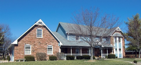 A house with Victorian inspiration