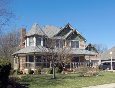 A current generation Victorian house