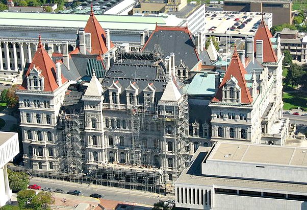 New York State Capitol - Henry Hobson Richardson was one of several architects involved in this project.
