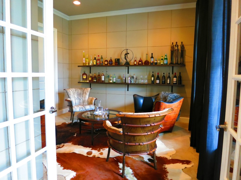 Library in Prism's Neo-Georgian home at 2013 Parade of Homes