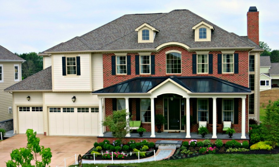 neo-Georgian home at 2013 Parade of Homes at Jerome Village