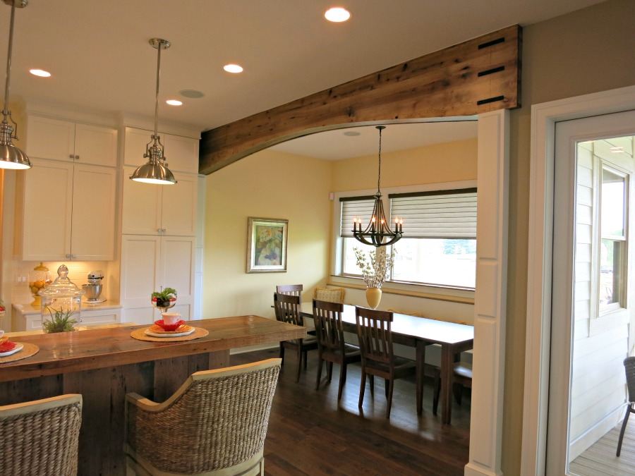 Dining Nook via Kitchen
