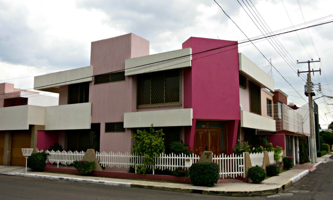 Mexican house design does not shy away from bold geometry or glorious colors