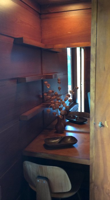 Desk / Vanity in the Rosenbaum House - A Frank Lloyd Wright Usonian House